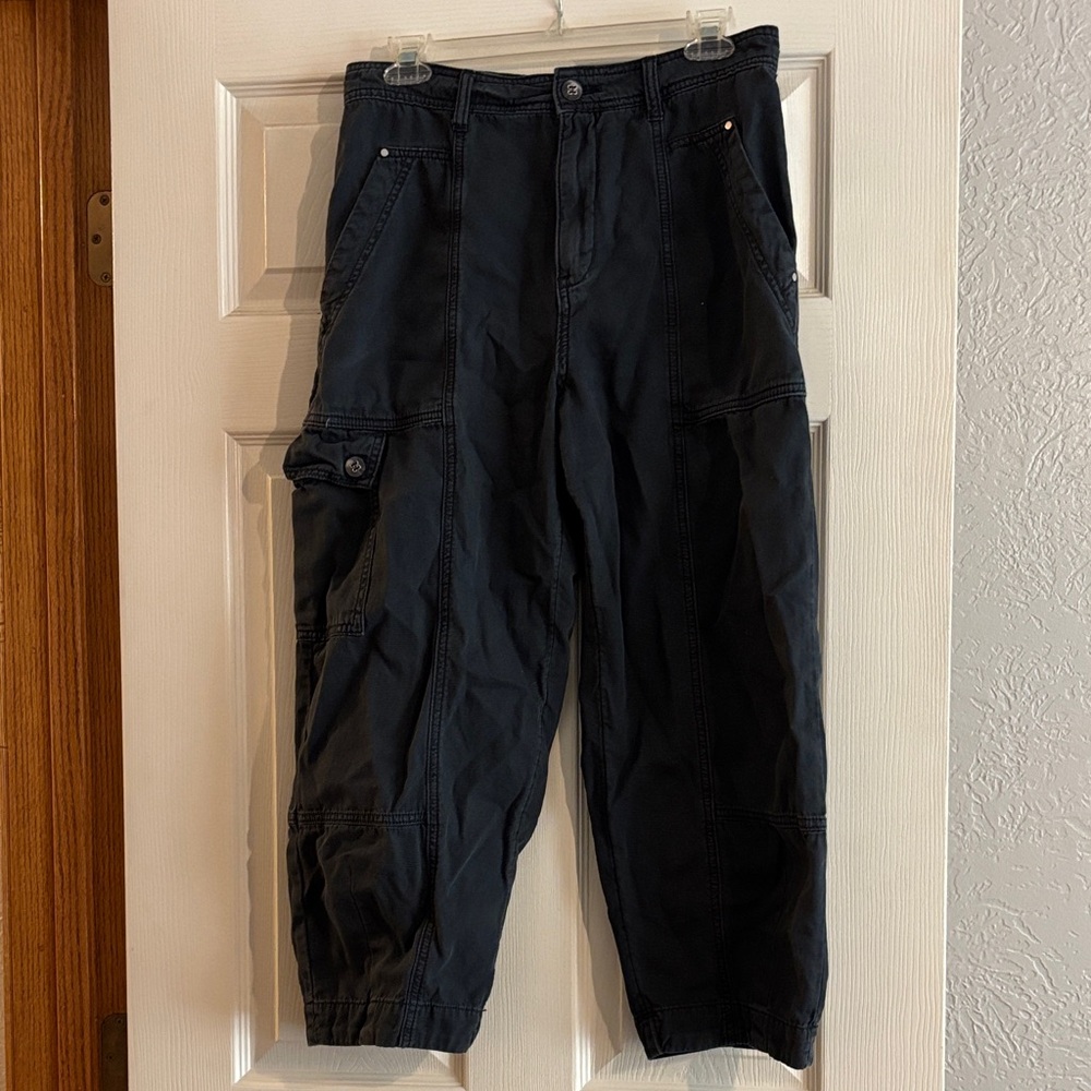 Anthropologie Cropped Cargo Pants